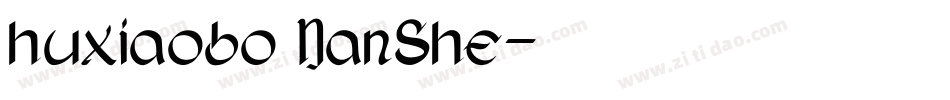 huxiaobo NanShe字体转换